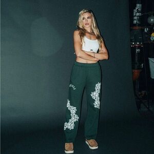 She Darcsport baggy straight leg sweatpants